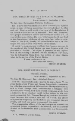 Volume XII > Papers and Documents Relating to the War of 1812-1814.