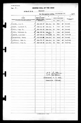 Trinity (AO-13) > 1941