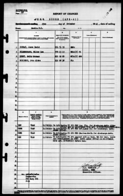 Burke (APD-65) > 1945