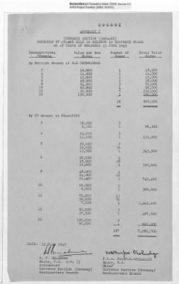 Thumbnail for Records Relating to the Currency Section > Currency Section for Germany: Boxes of Stamps Held in Reserve