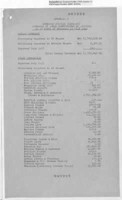 Thumbnail for Records Relating to the Currency Section > Currency Section for Germany: Seized Or Acquired Enemy Funds