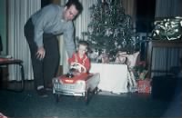 Tom Disher and me Xmas 1961
