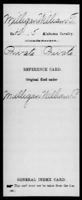 Thumbnail for William T > Milligan, William T (Private)