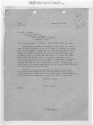 Washington Office, Special Funds, Intelligence (WASH-SPF-FIN) > WASH-SPF-FIN-96: Gold File (October 2, 1944–November 30, 1944)