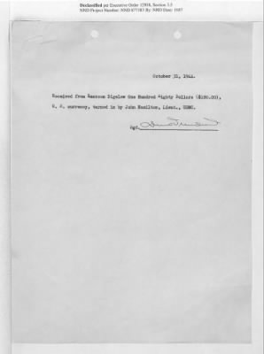 Washington Office, Special Funds, Intelligence (WASH-SPF-FIN) > WASH-SPF-FIN-96: Gold File (October 2, 1944–November 30, 1944)
