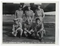 310thBG,381stBS, Lt Robert Killian, Pilot with his CREW on Corsica.1944