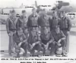 The B-24 RHAPSODY IN JUNK with her Combat Crew/ England