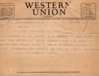 Thumbnail for March 3, 1945 Telegram to Mary R Briggs-husband is MIA