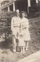 William B. Briggs, his wife Ruth and first baby, Nancy Lynn