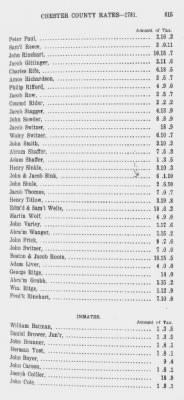 Thumbnail for Volume XII > Provincial Papers: Proprietary and Other Tax Lists of the County of Chester for the years 1774, 1779, 1780, 1781, 1785.