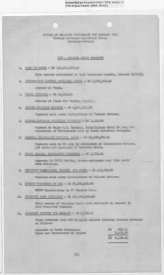 Thumbnail for Records Relating to Operations "Birddog" and "Doorknob" > Office of Military Government U.S. [Omgus] Account No. 10/1973:Monthly Reports