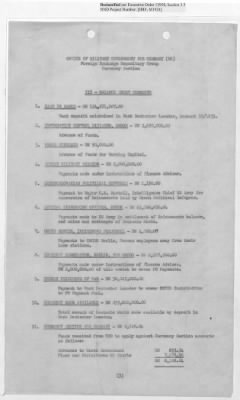 Thumbnail for Records Relating to Operations "Birddog" and "Doorknob" > Office of Military Government U.S. [Omgus] Account No. 10/1973:Monthly Reports