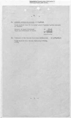 Thumbnail for Records Relating to Operations "Birddog" and "Doorknob" > Office of Military Government U.S. [Omgus] Account No. 10/1973:Monthly Reports