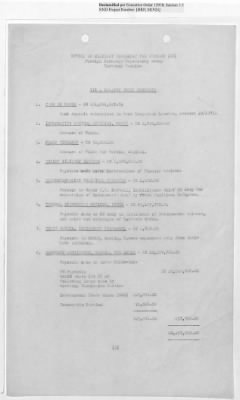 Thumbnail for Records Relating to Operations "Birddog" and "Doorknob" > Office of Military Government U.S. [Omgus] Account No. 10/1973:Monthly Reports