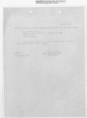 Thumbnail for Records Relating to Operations "Birddog" and "Doorknob" > Office of Military Government U.S. [Omgus] Account No. 10/1973:Monthly Reports