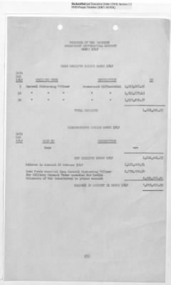 Thumbnail for Records Relating to Operations "Birddog" and "Doorknob" > Office of Military Government U.S. [Omgus] Account No. 10/1973:Monthly Reports