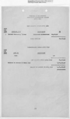 Thumbnail for Records Relating to Operations "Birddog" and "Doorknob" > Office of Military Government U.S. [Omgus] Account No. 10/1973:Monthly Reports