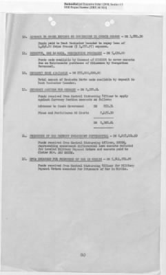 Thumbnail for Records Relating to Operations "Birddog" and "Doorknob" > Office of Military Government U.S. [Omgus] Account No. 10/1973:Monthly Reports