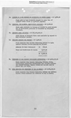 Thumbnail for Records Relating to Operations "Birddog" and "Doorknob" > Office of Military Government U.S. [Omgus] Account No. 10/1973:Monthly Reports