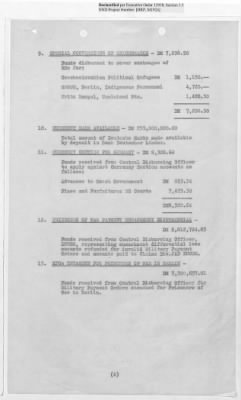 Thumbnail for Records Relating to Operations "Birddog" and "Doorknob" > Office of Military Government U.S. [Omgus] Account No. 10/1973:Monthly Reports