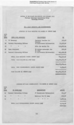 Thumbnail for Records Relating to Operations "Birddog" and "Doorknob" > Office of Military Government U.S. [Omgus] Account No. 10/1973:Monthly Reports