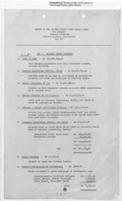 Thumbnail for Records Relating to Operations "Birddog" and "Doorknob" > Office of Military Government U.S. [Omgus] Account No. 10/1973:Monthly Reports