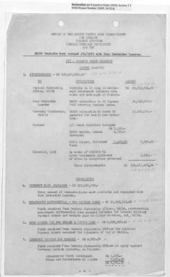 Thumbnail for Records Relating to Operations "Birddog" and "Doorknob" > Office of Military Government U.S. [Omgus] Account No. 10/1973:Monthly Reports