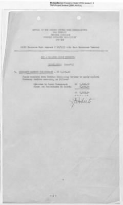 Thumbnail for Records Relating to Operations "Birddog" and "Doorknob" > Office of Military Government U.S. [Omgus] Account No. 10/1973:Monthly Reports