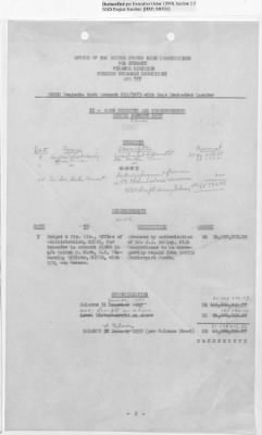 Thumbnail for Records Relating to Operations "Birddog" and "Doorknob" > Office of Military Government U.S. [Omgus] Account No. 10/1973:Monthly Reports