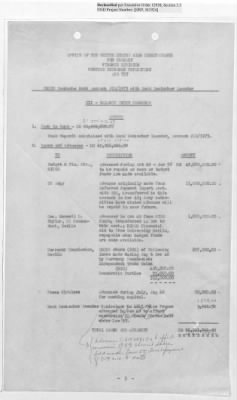 Thumbnail for Records Relating to Operations "Birddog" and "Doorknob" > Office of Military Government U.S. [Omgus] Account No. 10/1973:Monthly Reports