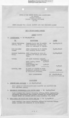 Thumbnail for Records Relating to Operations "Birddog" and "Doorknob" > Office of Military Government U.S. [Omgus] Account No. 10/1973:Monthly Reports