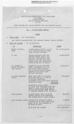 Thumbnail for Records Relating to Operations "Birddog" and "Doorknob" > Office of Military Government U.S. [Omgus] Account No. 10/1973:Monthly Reports