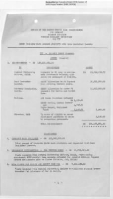 Thumbnail for Records Relating to Operations "Birddog" and "Doorknob" > Office of Military Government U.S. [Omgus] Account No. 10/1973:Monthly Reports