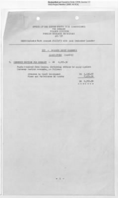 Thumbnail for Records Relating to Operations "Birddog" and "Doorknob" > Office of Military Government U.S. [Omgus] Account No. 10/1973:Monthly Reports