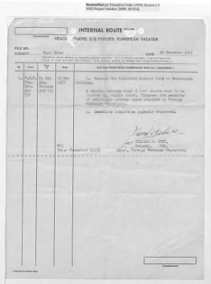 Thumbnail for Records Relating to Operations "Birddog" and "Doorknob" > Operation Proceedoves : Correspondence