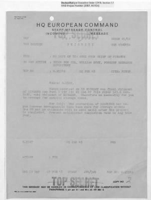 Thumbnail for Records Relating to Operations "Birddog" and "Doorknob" > Operation Proceedoves : Correspondence