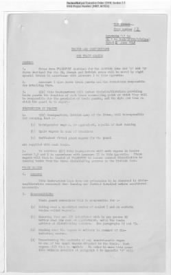 Thumbnail for Records Relating to Operations "Birddog" and "Doorknob" > Report:British Special Movement Instructions