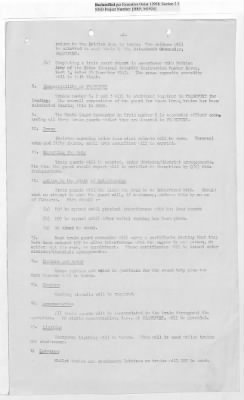 Thumbnail for Records Relating to Operations "Birddog" and "Doorknob" > Report:British Special Movement Instructions