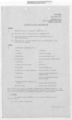 Thumbnail for Records Relating to Operations "Birddog" and "Doorknob" > Report:British Special Movement Instructions