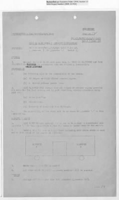 Thumbnail for Records Relating to Operations "Birddog" and "Doorknob" > Report:British Special Movement Instructions