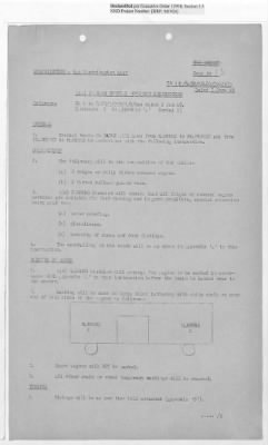 Thumbnail for Records Relating to Operations "Birddog" and "Doorknob" > Report:British Special Movement Instructions