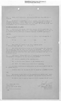 Thumbnail for Records Relating to Operations "Birddog" and "Doorknob" > Report:British Special Movement Instructions