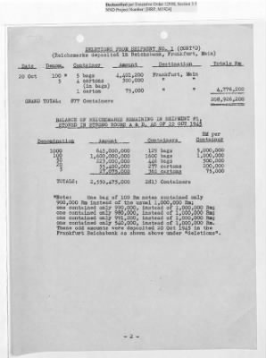 Thumbnail for Records Relating to Operations "Birddog" and "Doorknob" > Shipment Vouchers (Nos. 1/1 - 29/1)