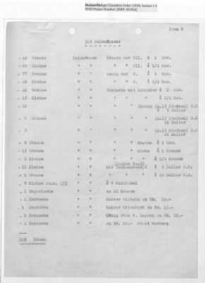 Thumbnail for Records Relating to Operations "Birddog" and "Doorknob" > Shipment Vouchers (Nos. 1/1 - 29/1)