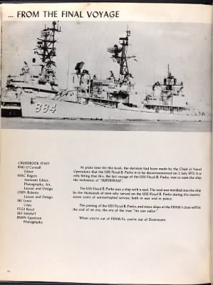 Thumbnail for USS Floyd B Parks (DD-884) > 1972 - 1973