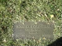 Rossiter John Chappy Chappelear Headstone