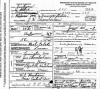 Thumbnail for Jeremiah Hutchins Chamberlain 1917 MO Death Cert.JPG