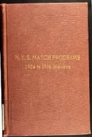 US, New York National Guard Shooting Matches, 1924-2008 record example