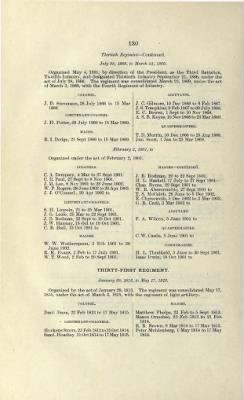 Thumbnail for US Army Historical Register - Volume 1 > Part I - Officers of the Army presented with Medals or Swords by Congress