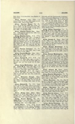 Thumbnail for US Army Historical Register - Volume 1 > Part II - Complete Alphabetical List of Commissioned Officers of the Army